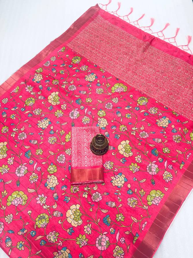Mg 422 Handloom Weaving Digital Printed Sarees Wholesale Market In Surat